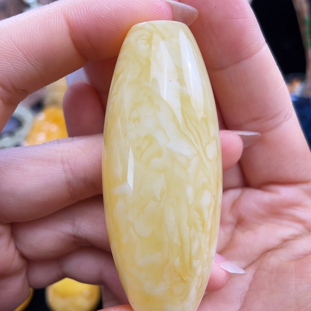 琥珀未镶嵌珠宝奇石花粉
