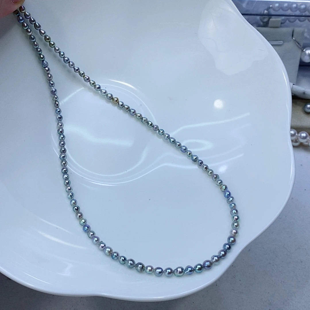 海水珍珠颈饰银S925镶嵌