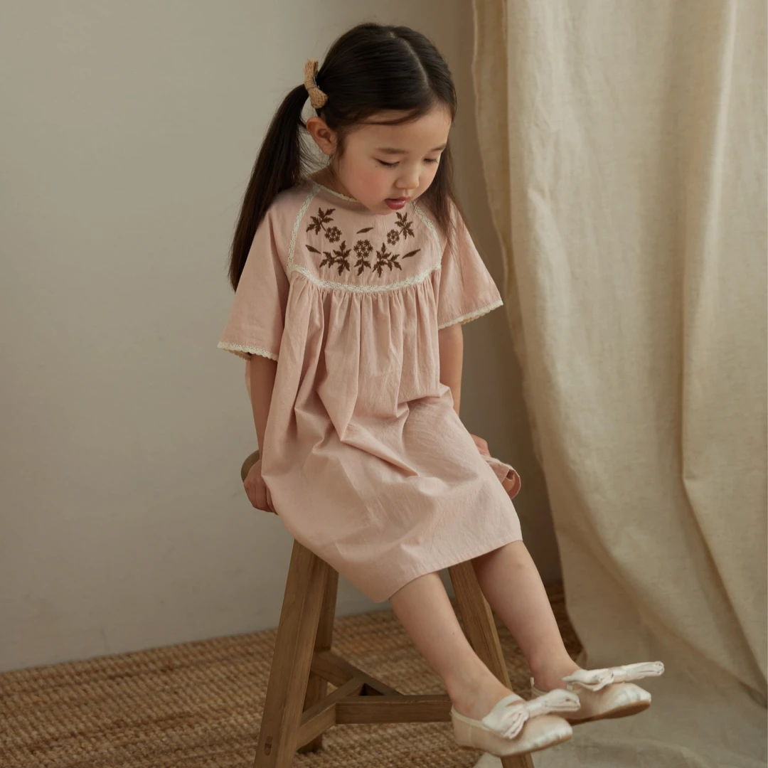 森系清新夏季女童甜美连衣裙8Q510