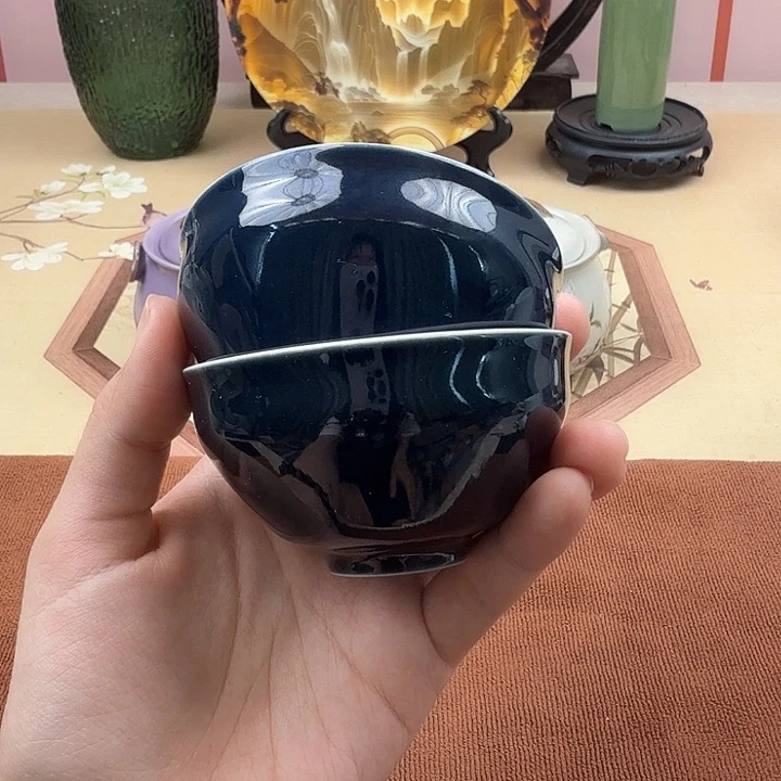 宝石蓝2只装小杯子