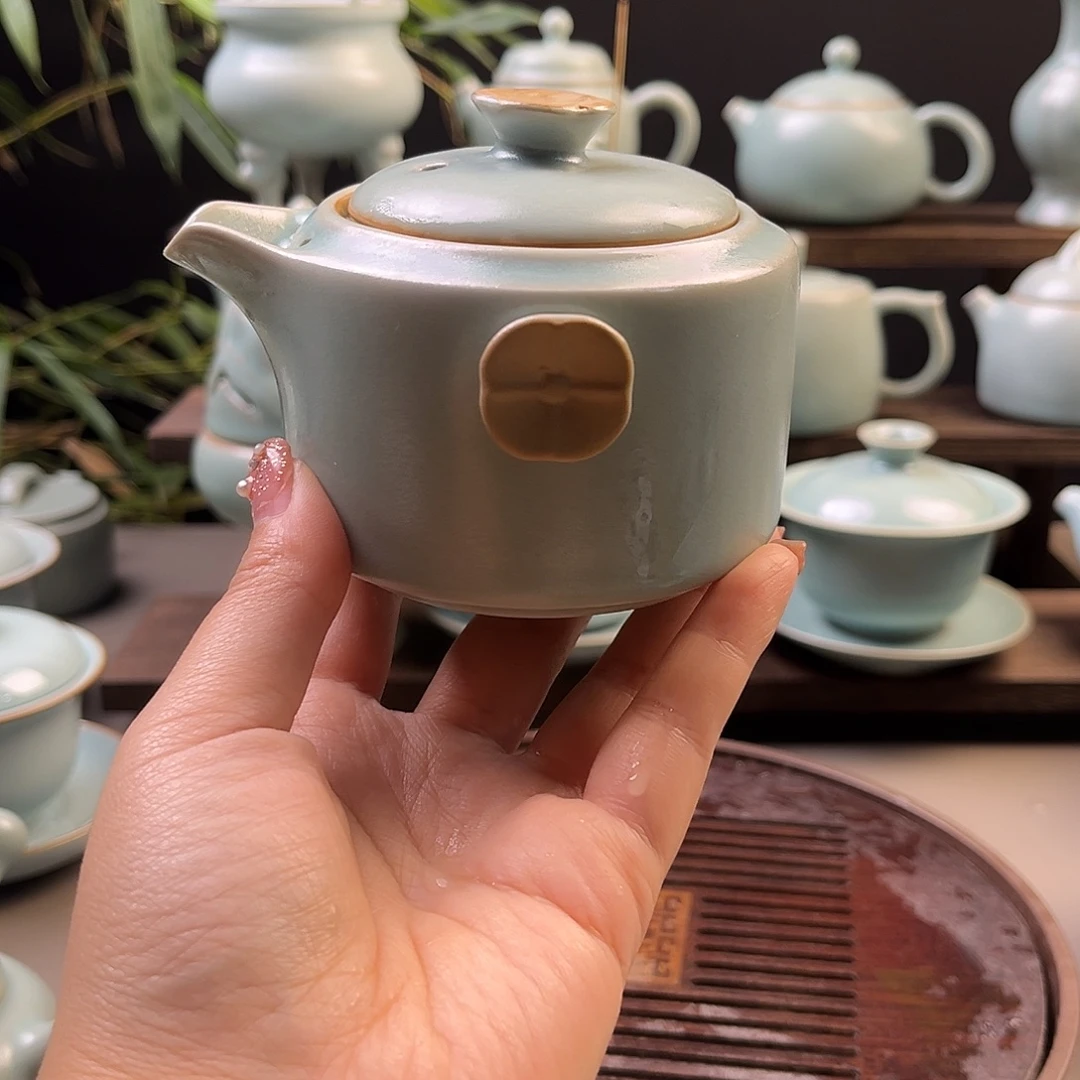 原矿仿古釉梅花快客