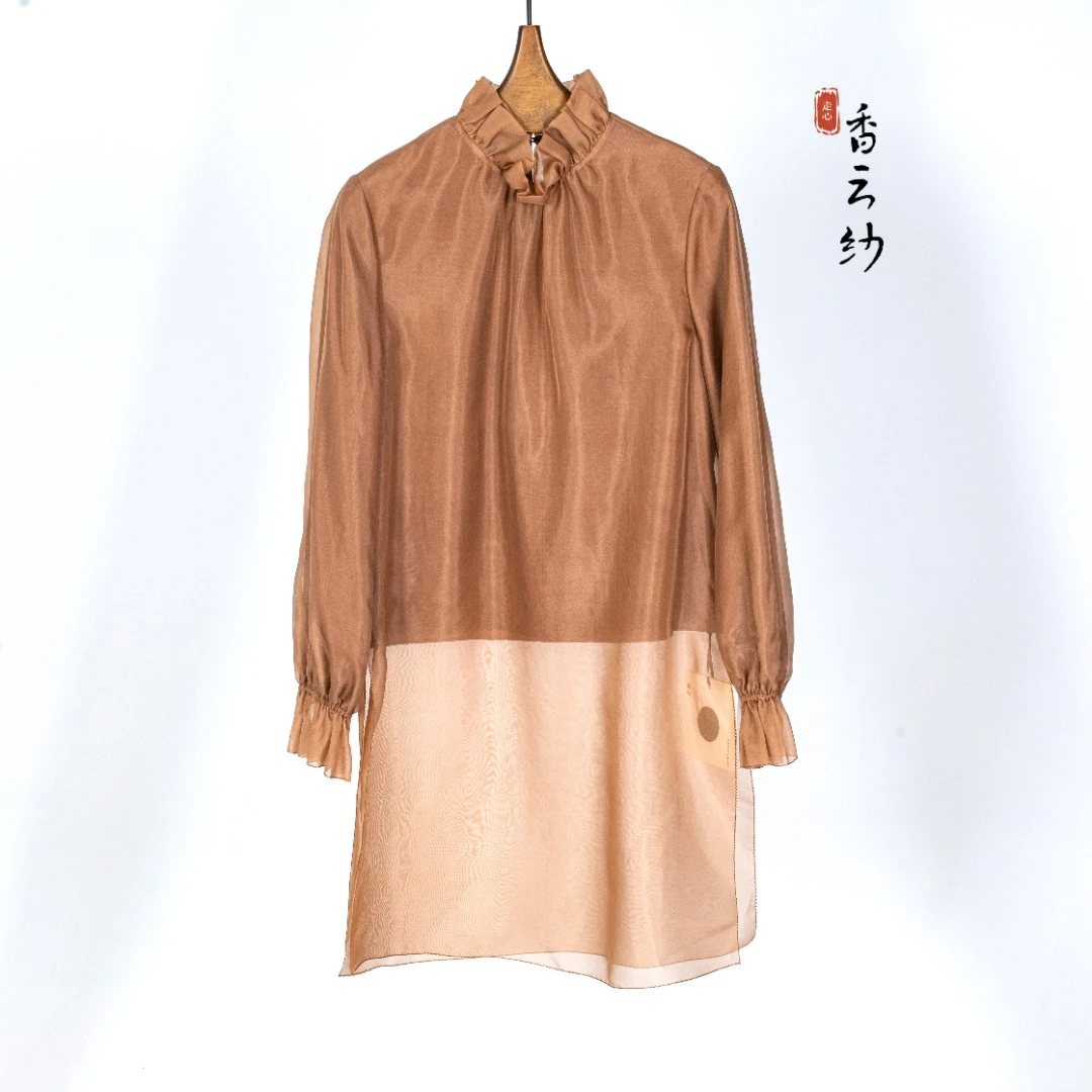 【走心非遗】香云纱套头衫22ZCS3049