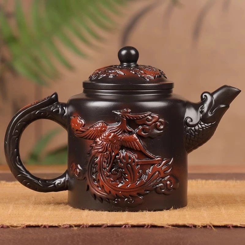 爆款2025新款建水紫陶泡茶壶茶具办公室茶水分离过滤陶瓷泡茶神器