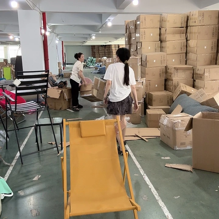 织物单肩包黄色可折叠户外椅沙滩椅发1把