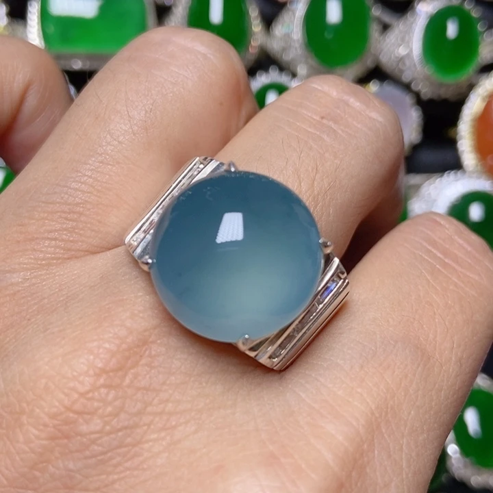 颈饰银S925镶嵌翡翠翡翠