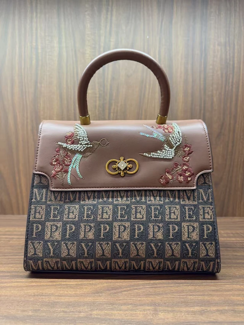 新款轻奢时尚百搭潮流凤凰手提富婆包