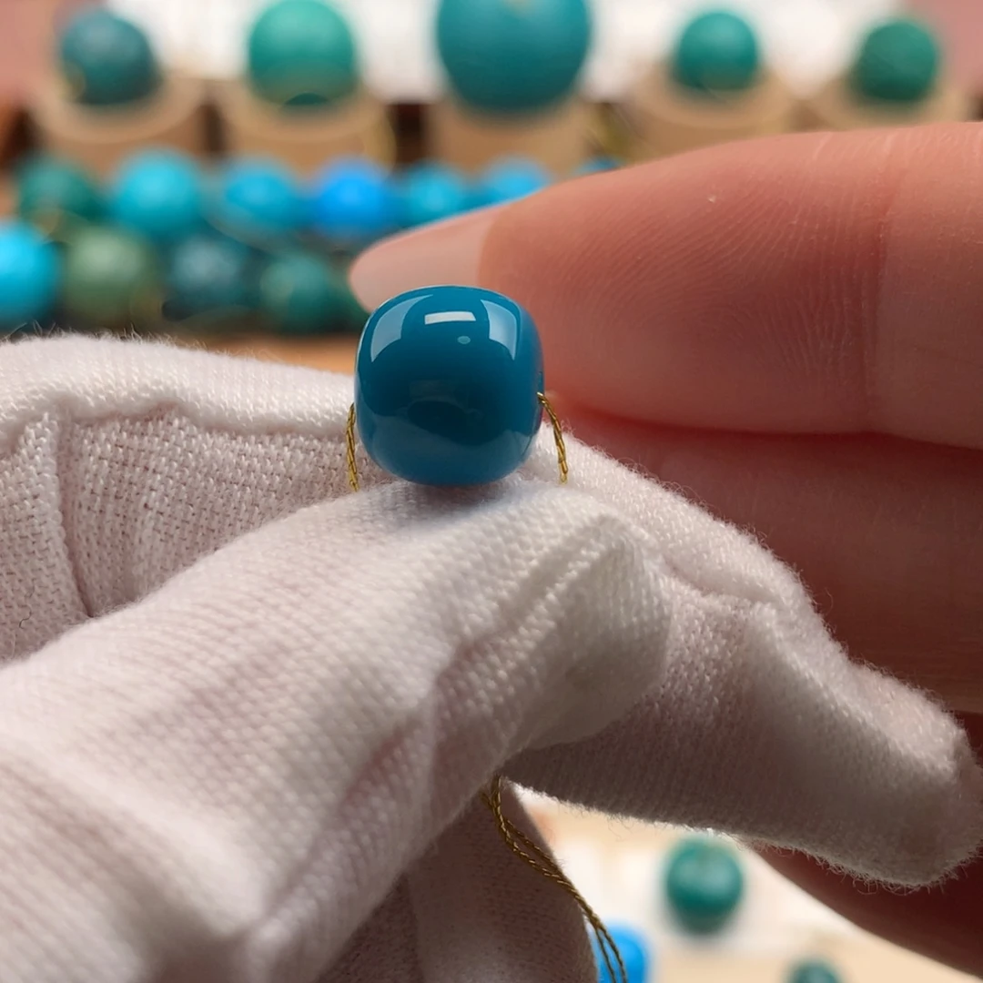 绿松石未镶嵌发饰9.2*8.3mm