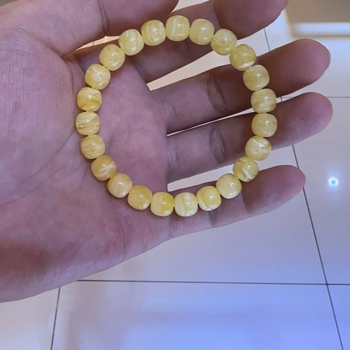 手链琥珀未镶嵌蜜蜡