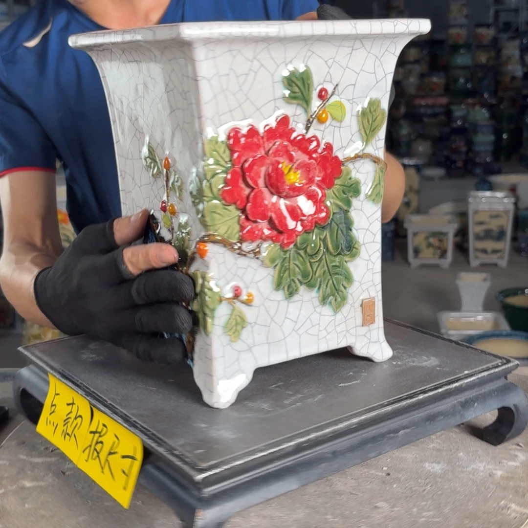 一风堂石湾花盆 内16*24