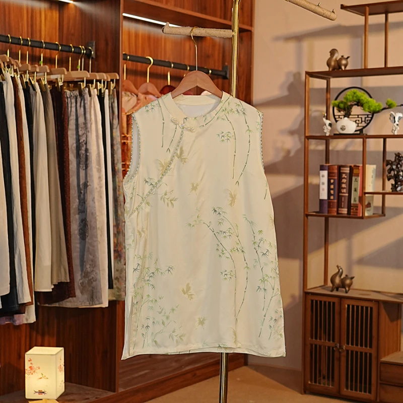 《欢庆竹-上衣》新中式长上衣国风夏季百搭高级感