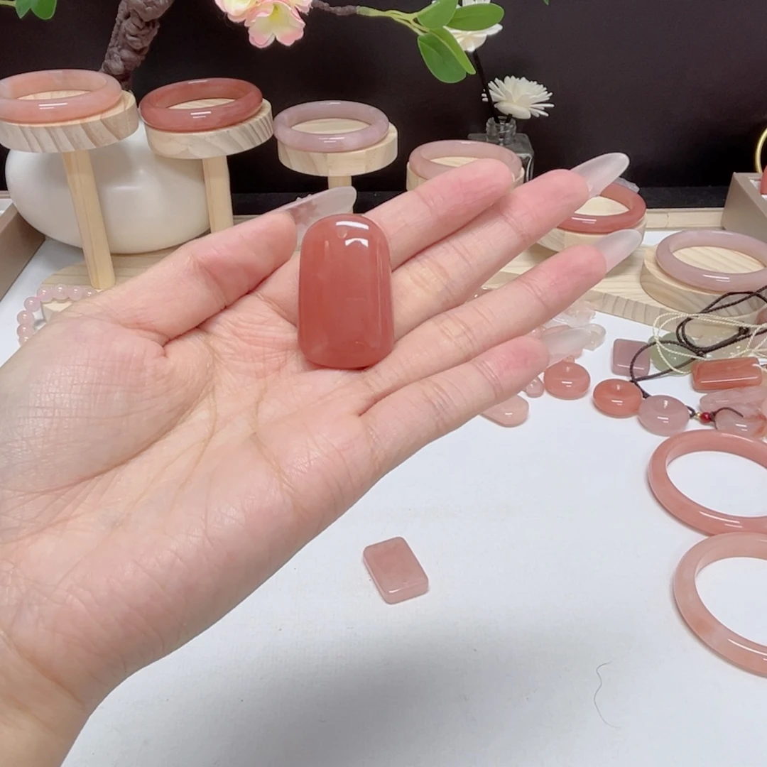 未镶嵌手镯石英质玉絮*✨