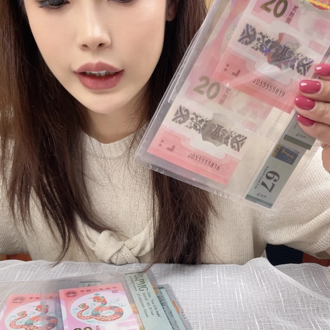 塑料蛇钞pmg05555819和05555816福利s