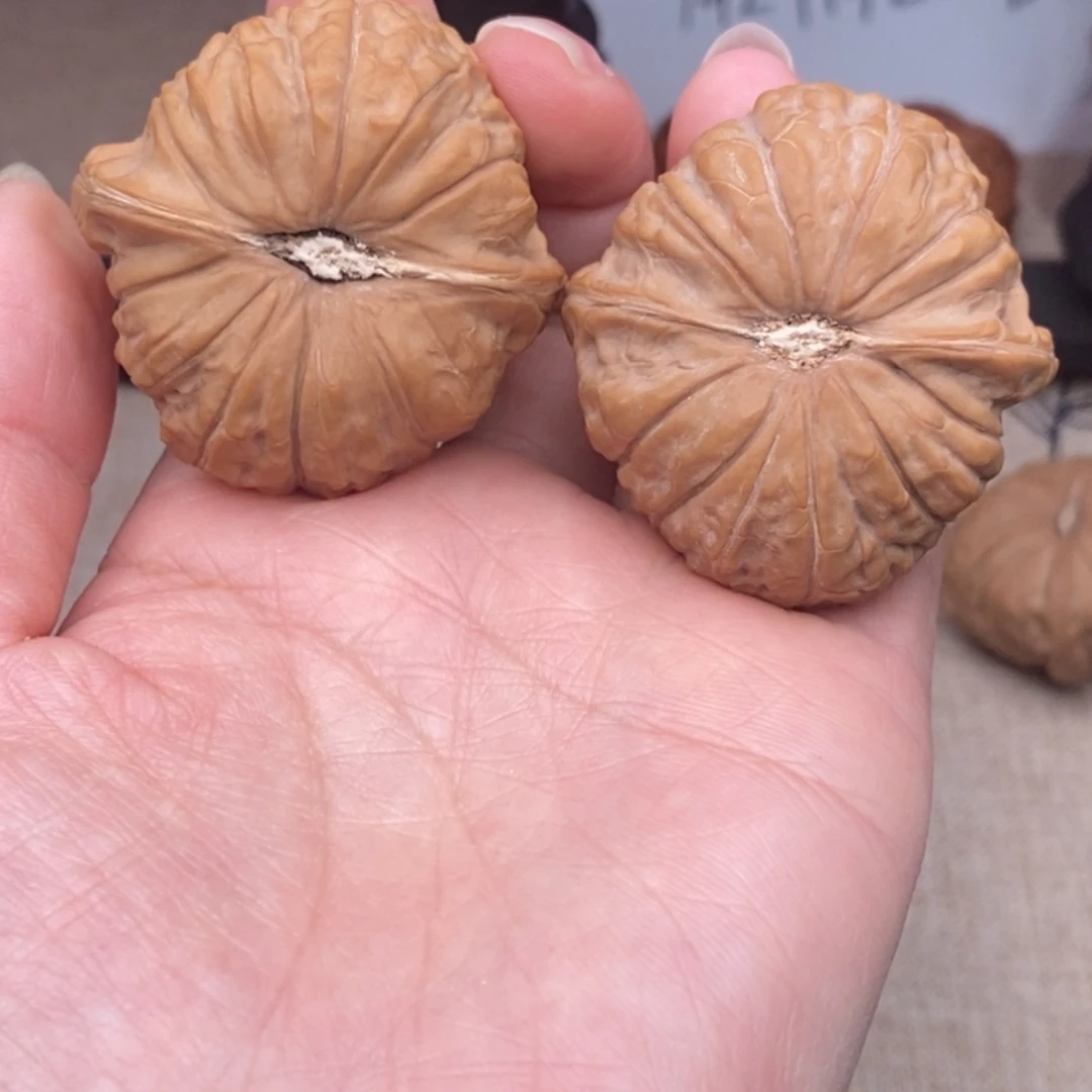 落***尘文玩核桃把件南瓜