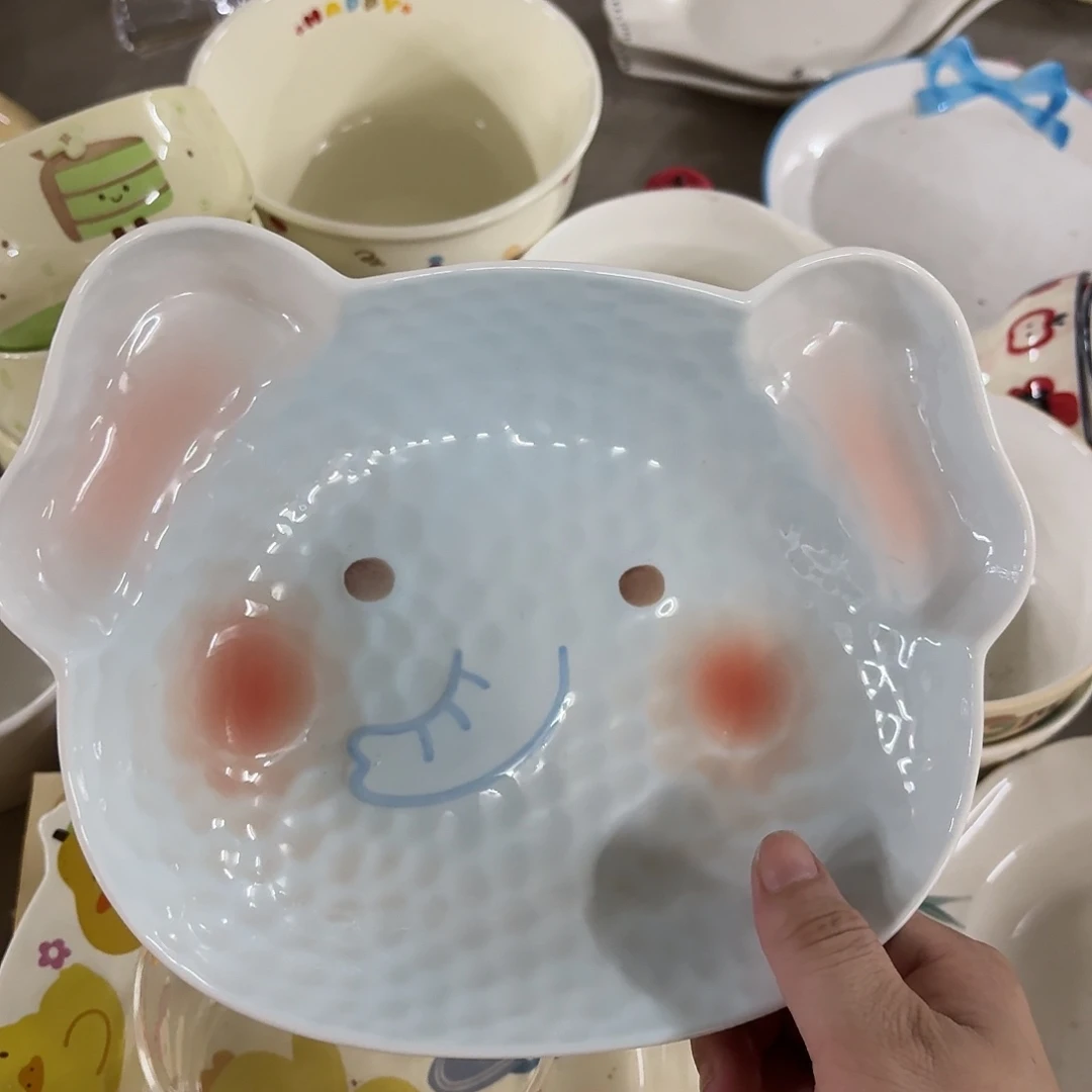 搪瓷大象盘一个正品