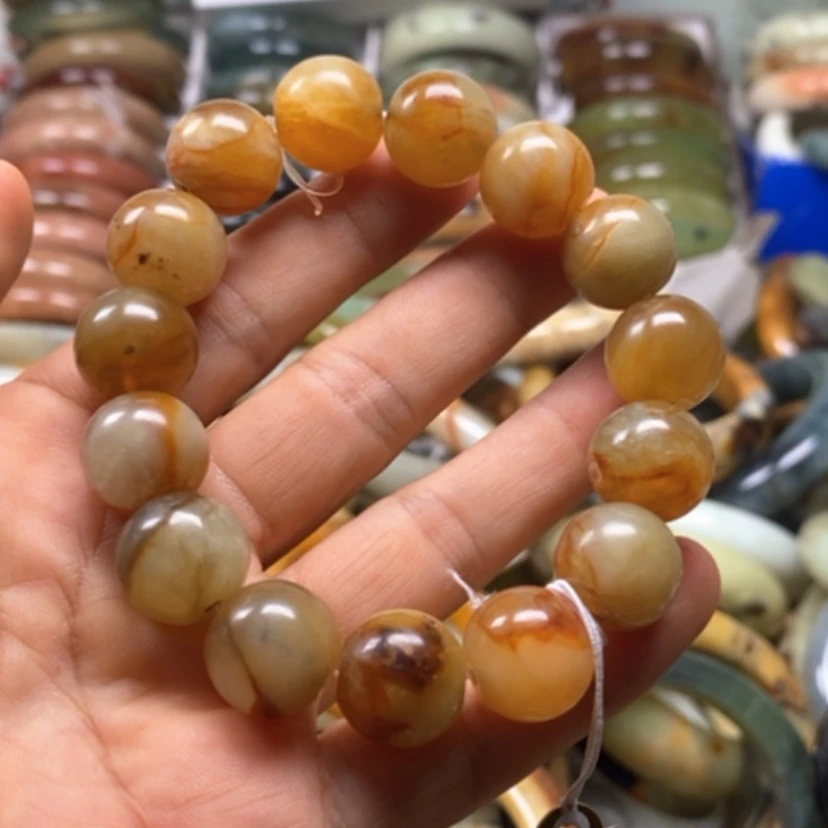 【闪购商品】蛇纹石玉未镶嵌手镯O