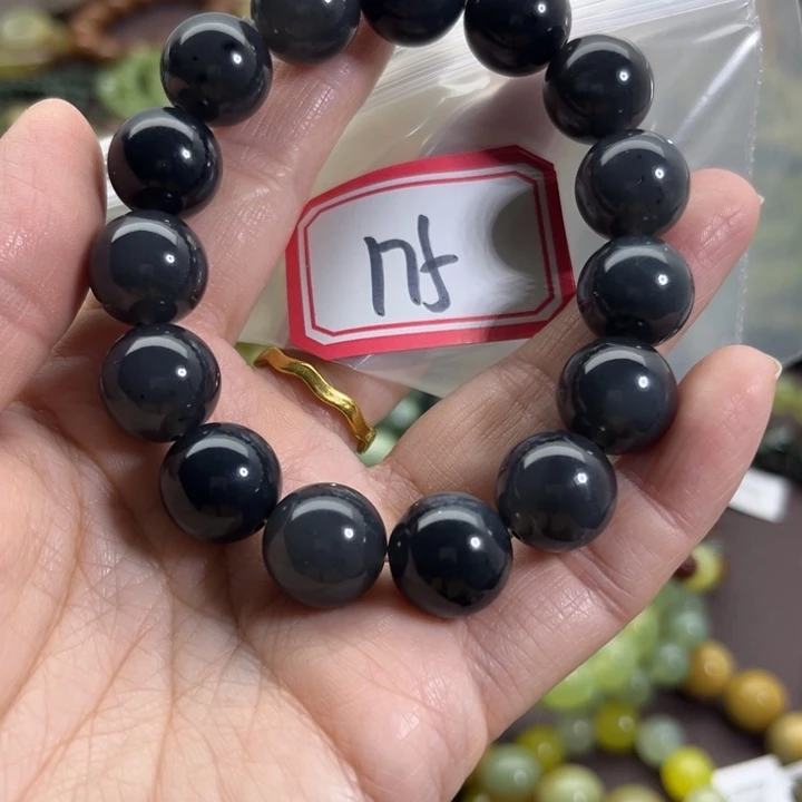 蛇纹石玉未镶嵌手链