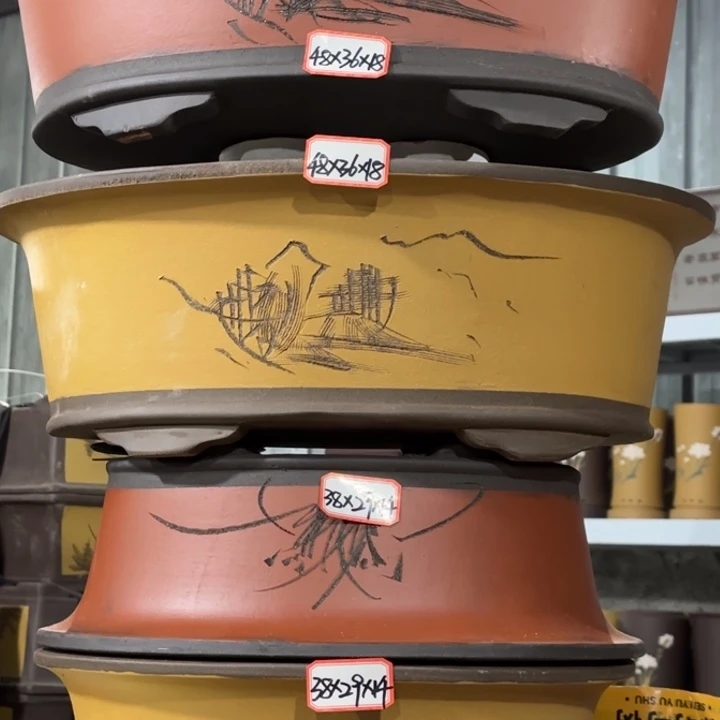 紫砂花盆             148-4