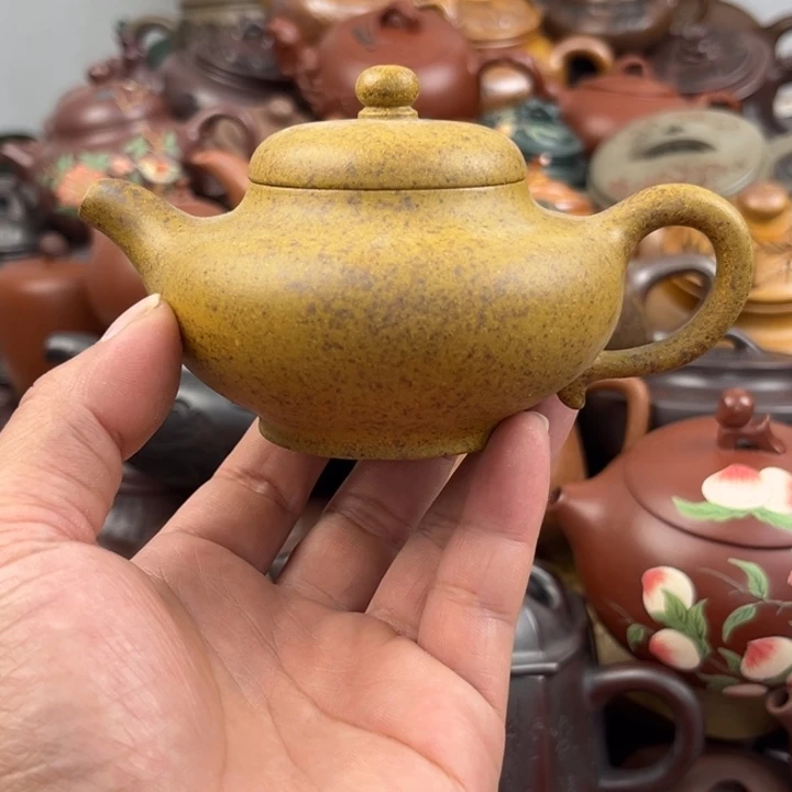 茶壶紫砂紫砂壶微瑕炸口