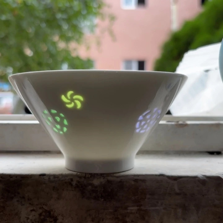 青瓷景德镇陶瓷微瑕两只