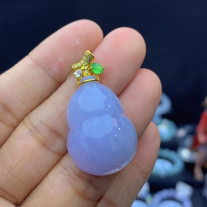 18K金镶嵌手链翡翠翡翠