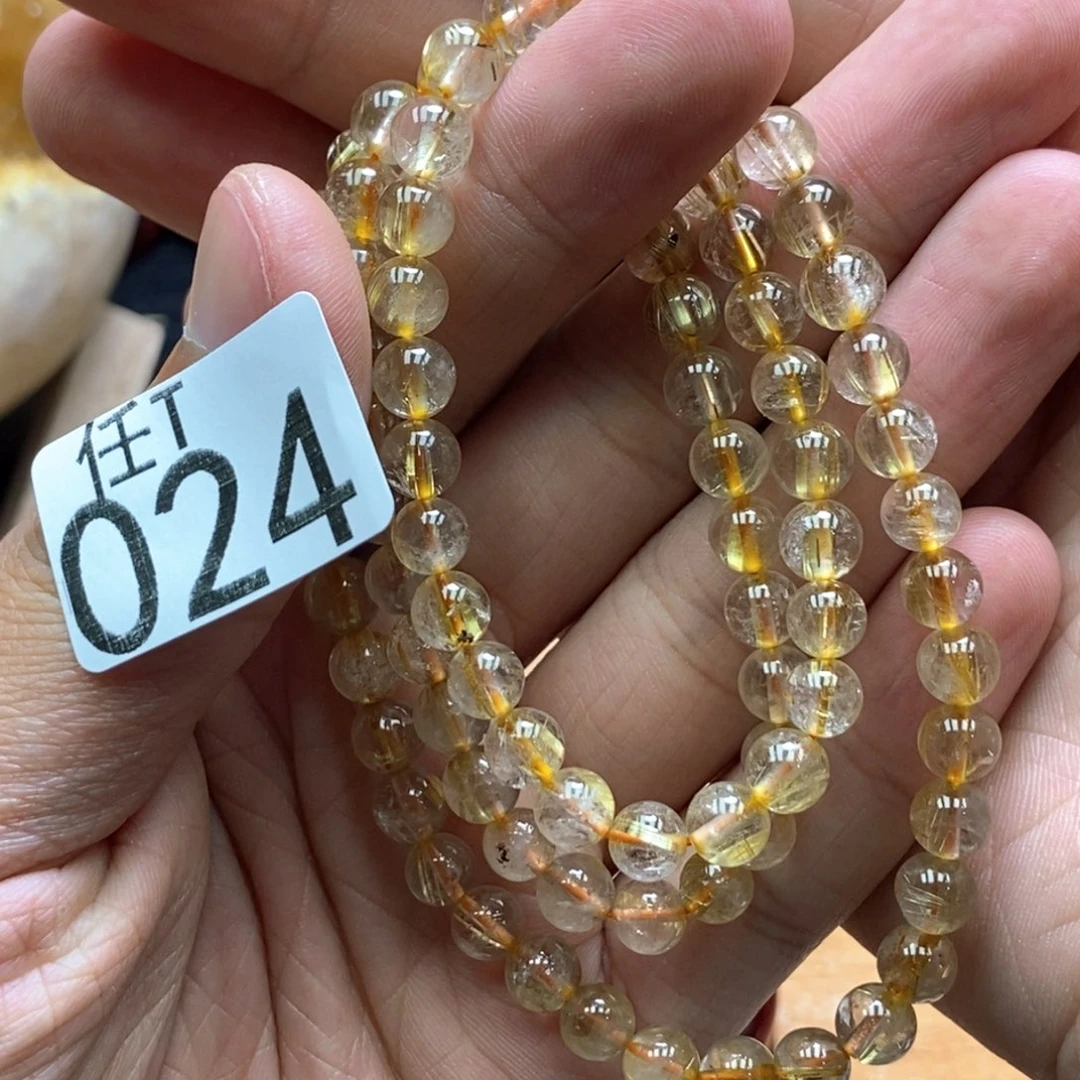 水晶手链未镶嵌钛晶