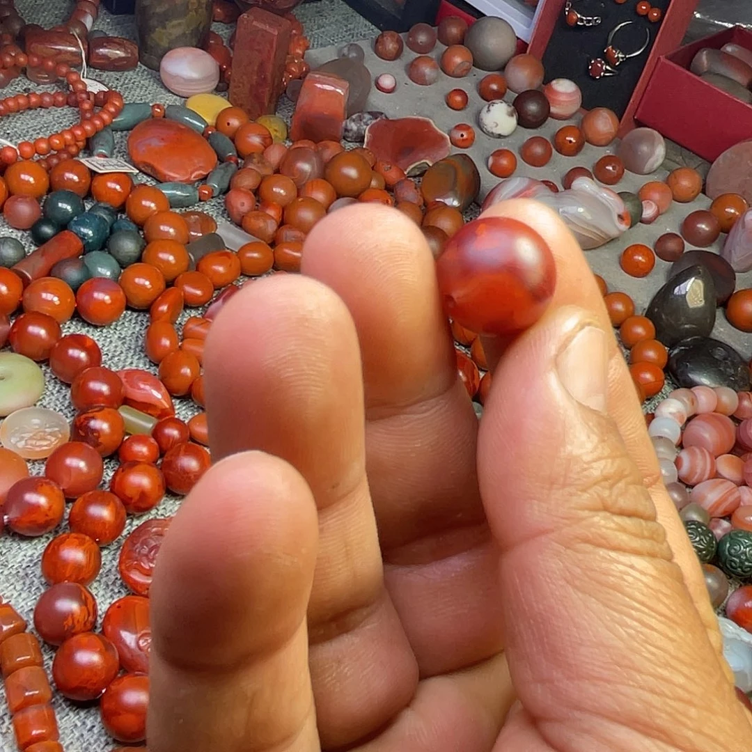 S***w南红玛瑙未镶嵌珠子