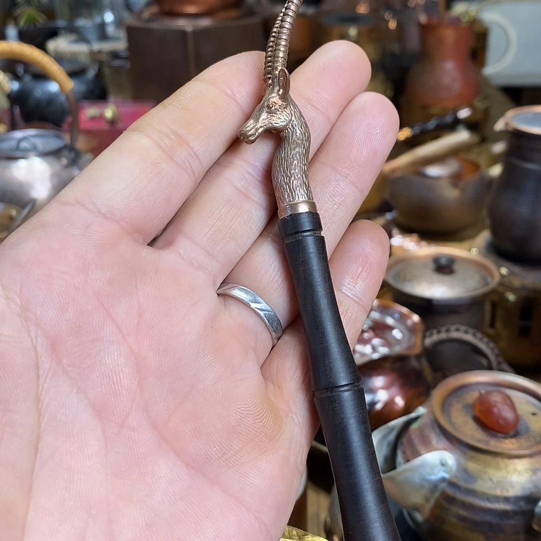 阿*熊任和堂纯紫铜壶叉55665555