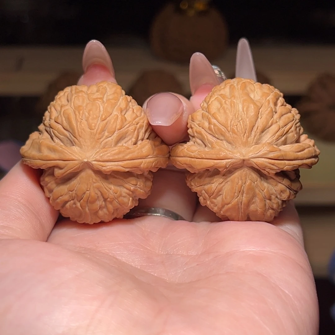 吊坠文玩核桃39全品闷白