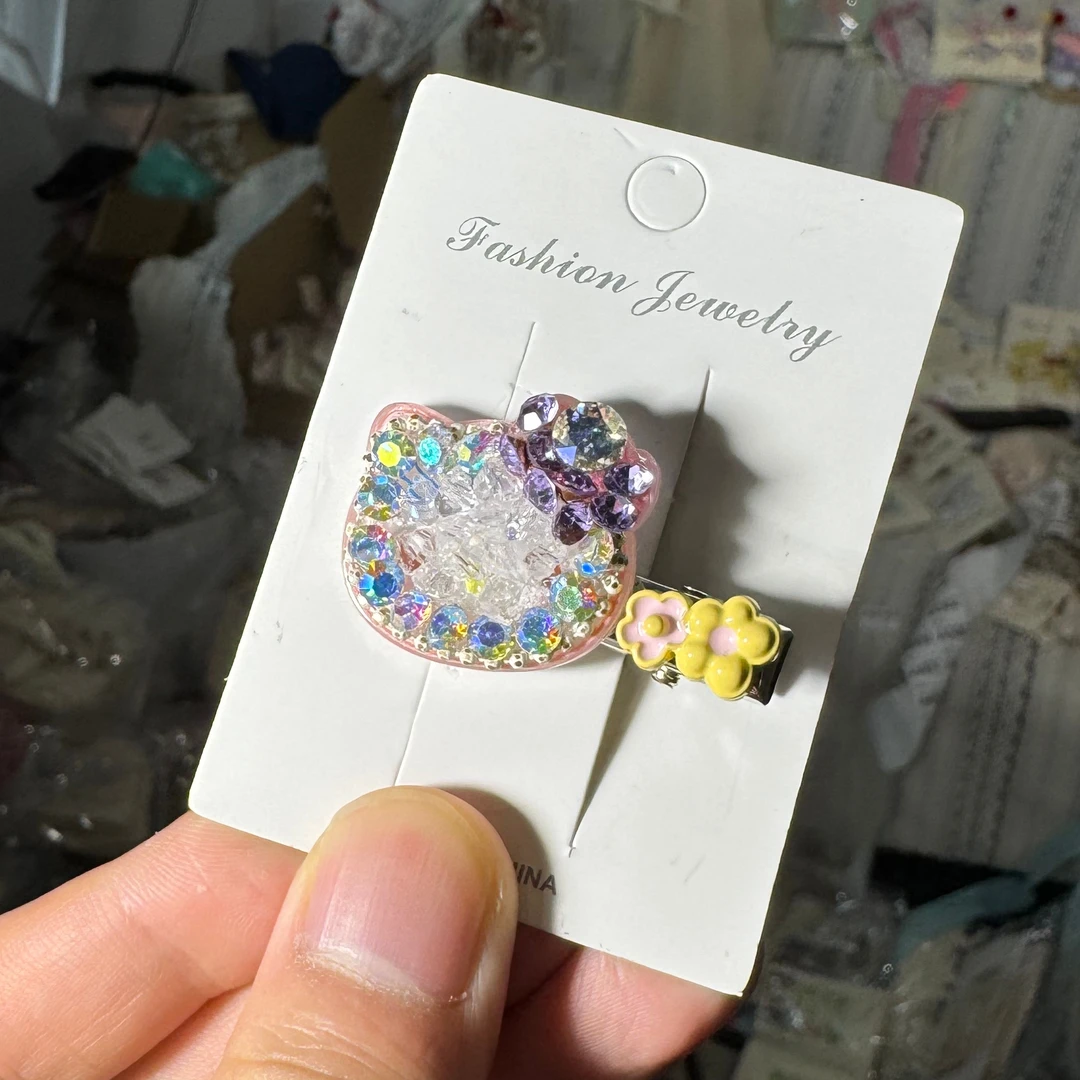 简约爆闪带钻ins风发饰-BS20