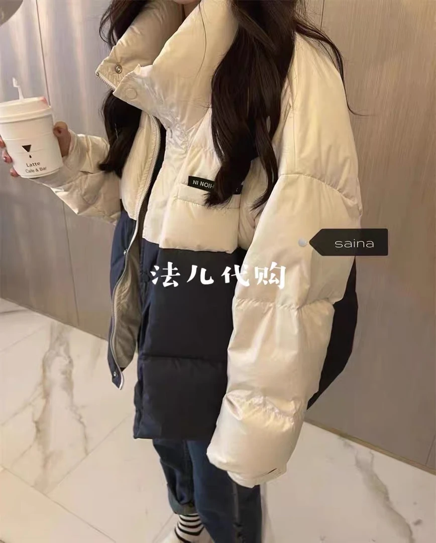 90白鸭鸭外套男女情侣款宽松