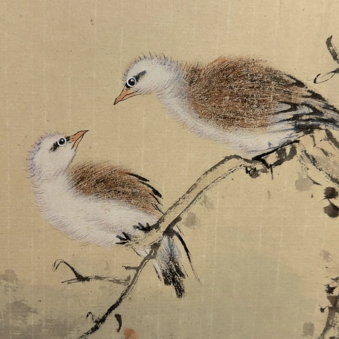 国画国画作品山水花鸟