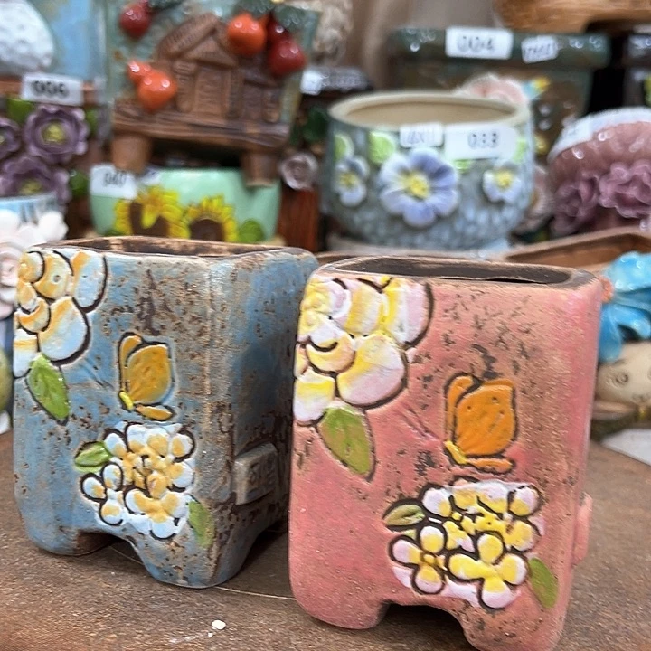 红陶粗陶多肉花盆