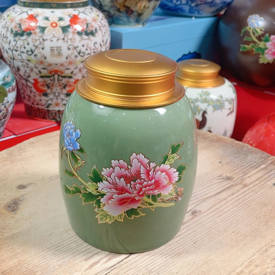 【闪购商品】罐陶瓷茶叶罐密封罐