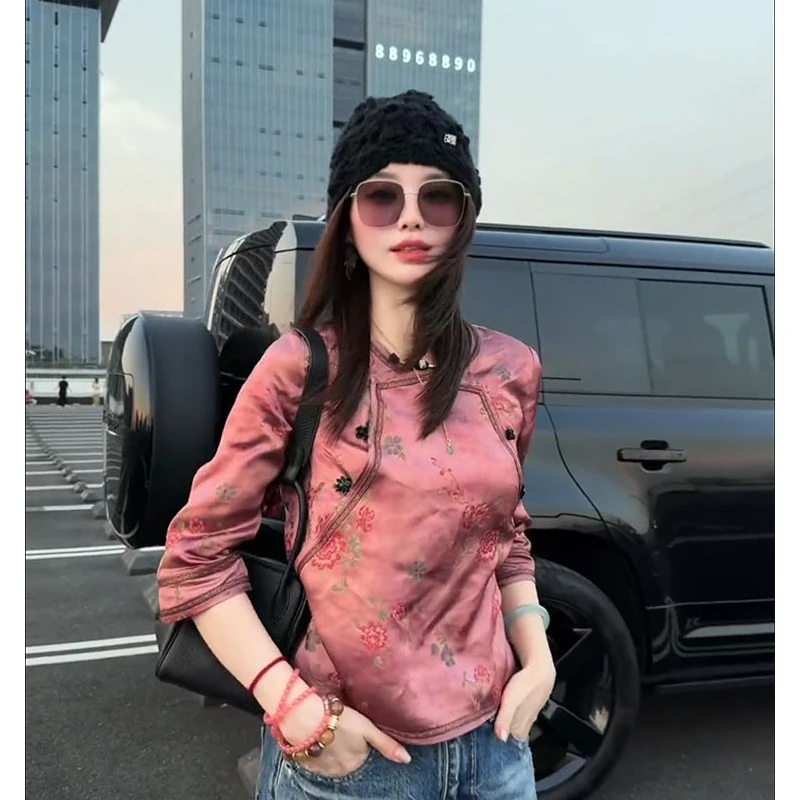 新中式女装国风上衣禅意气质独特高端精致唐装小衫女2025秋季新款