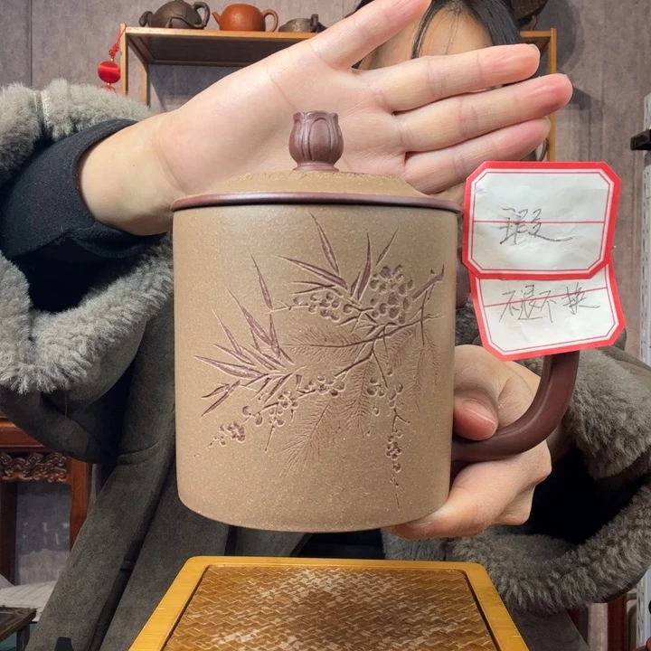 茶杯紫砂原矿紫砂杯