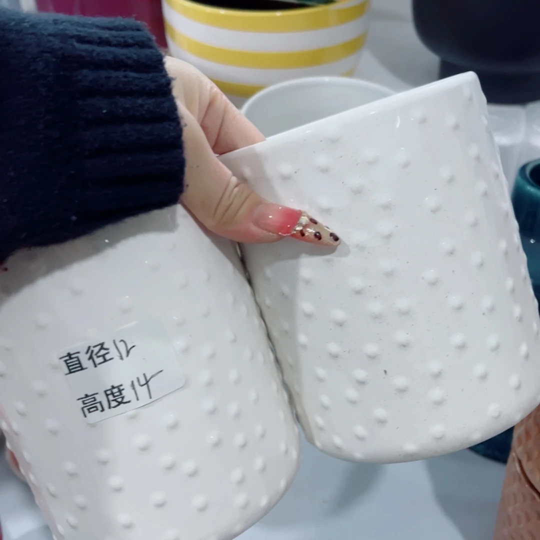 有孔，陶瓷花盆满10米包邮发货