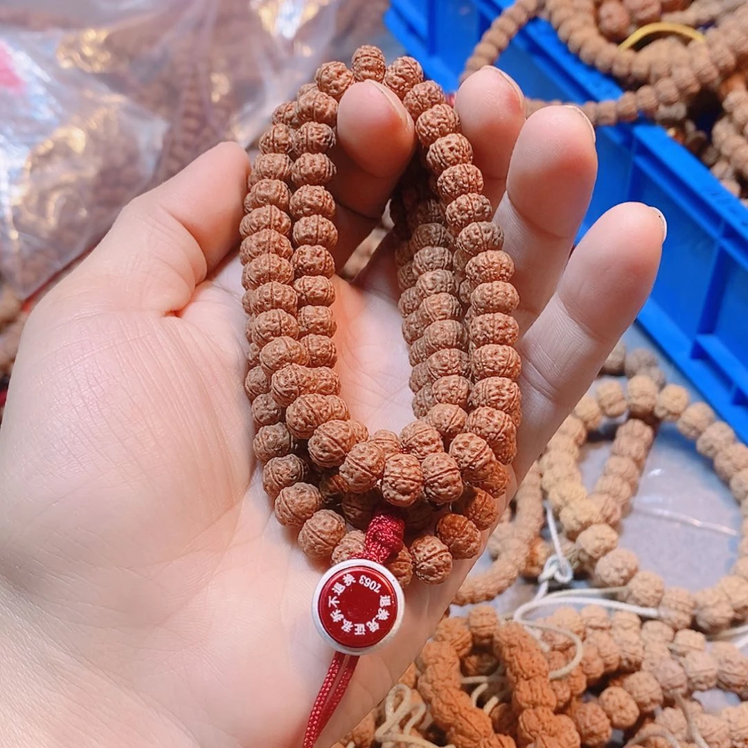 金刚菩提吊坠@****?9+黑古树铁籽130颗