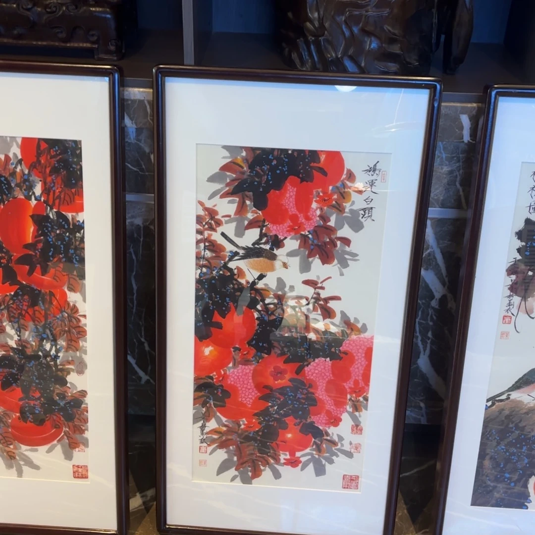 竖款精品书画作品