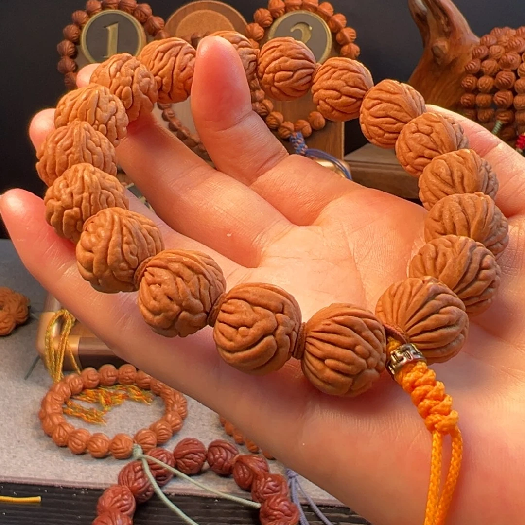 【闪购商品】桃核手串18尺寸祥云