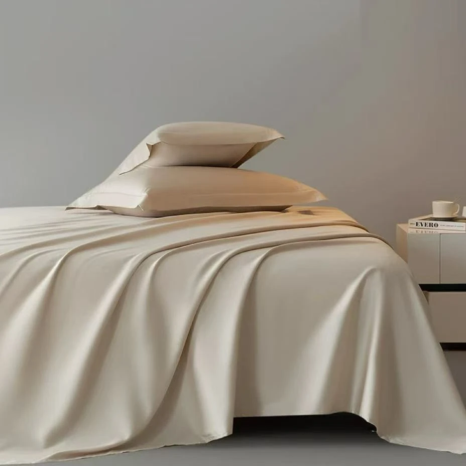 （1东帝兴）孤品绫罗缎床单三件套如棉花糖般（孤品如有微瑕不介意）