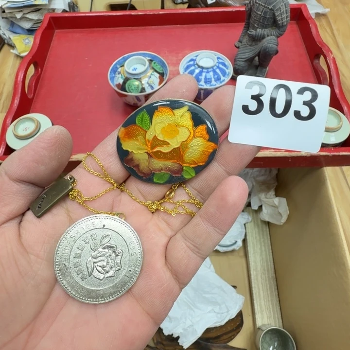 瓷片工艺品摆件瓷器摆件正能量