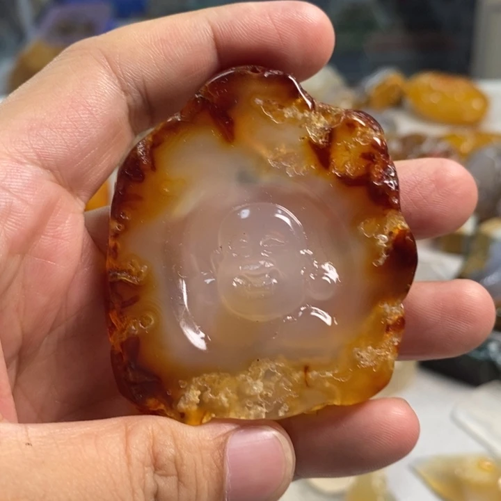 玛瑙/玉髓吊坠(不含链)未镶嵌