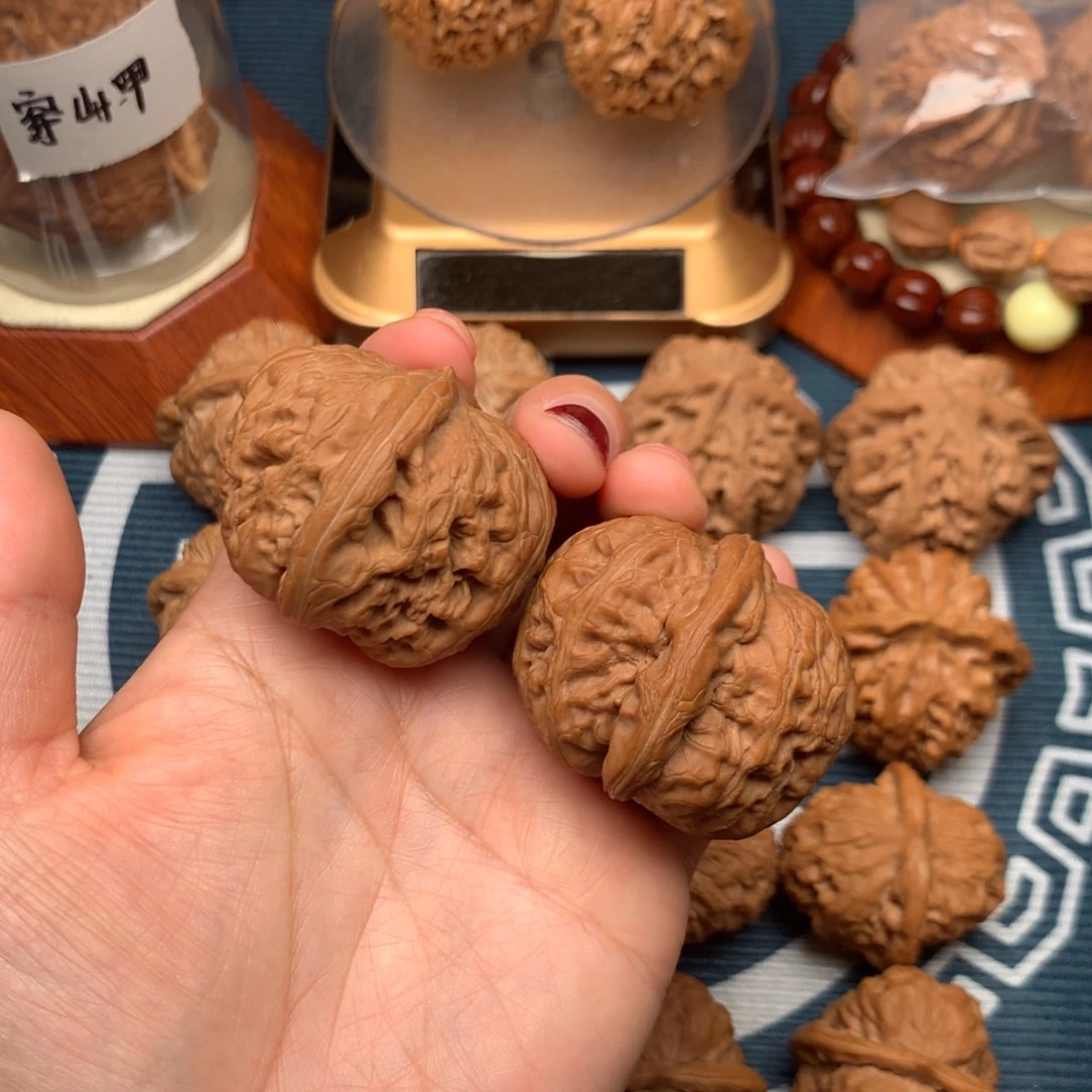 文玩核桃把件元宝43