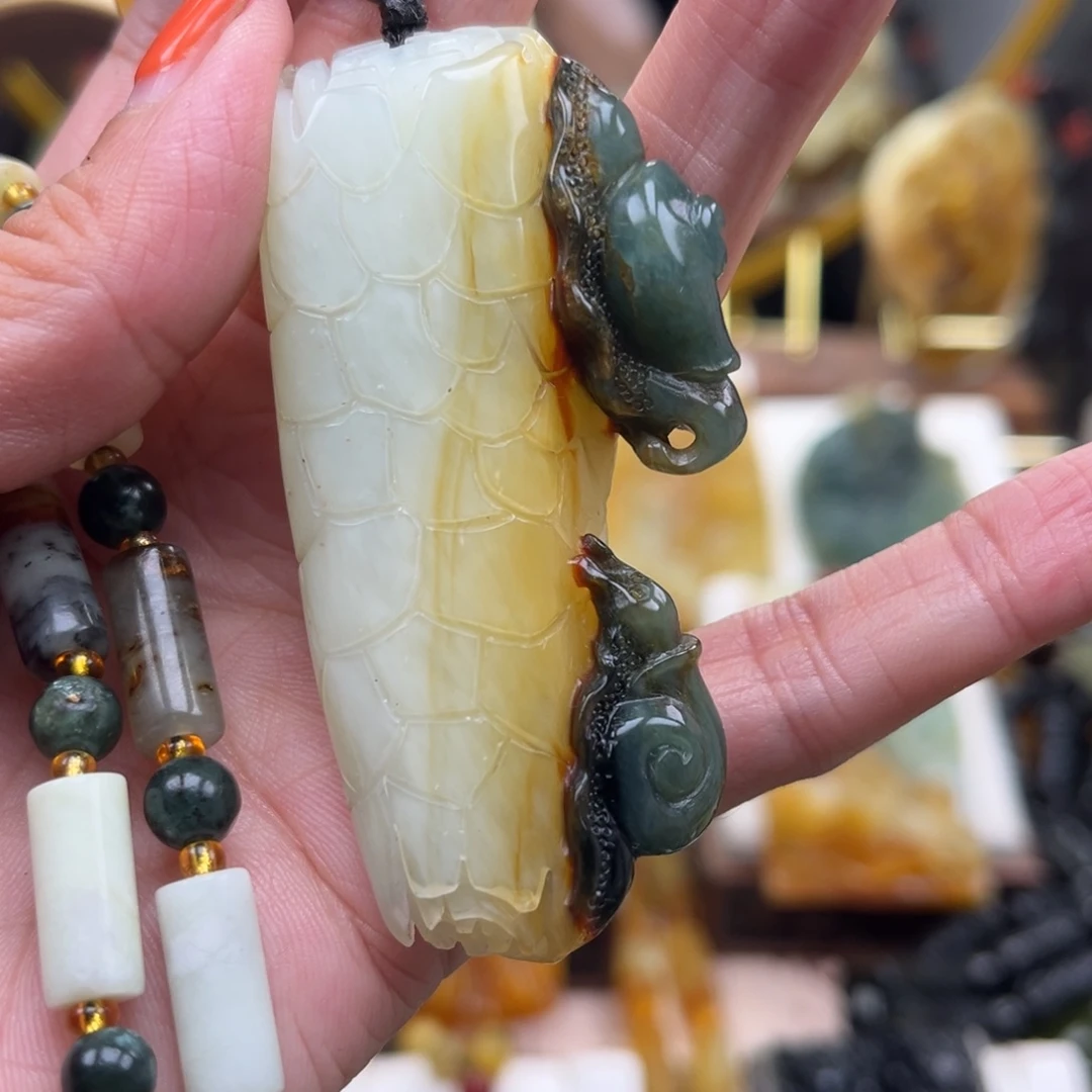 未镶嵌岫玉挂件挂件