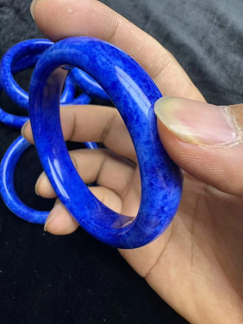 A112蓝色正圈全品满脑手镯