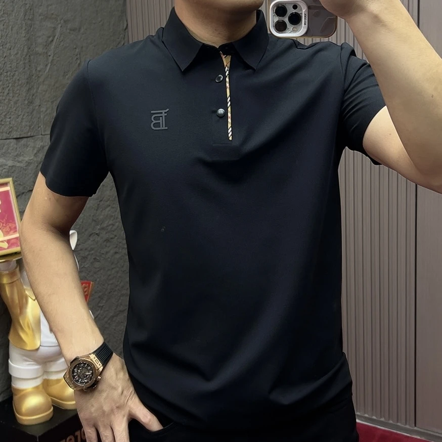 2025-999基础大众修身Polo衫时尚男修身型上衣短袖秋季商务