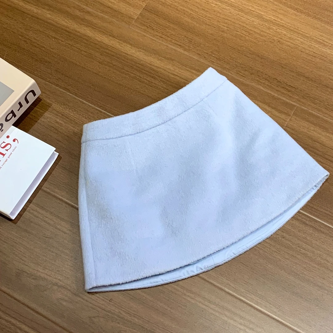 瑞茜·威瑟斯 富家千金2.0 秋冬千金风小众毛呢半身短裙R2206-2L