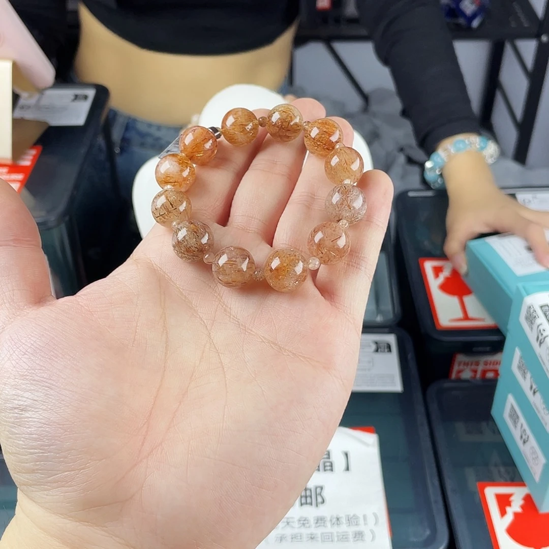 水晶手链银S925镶嵌