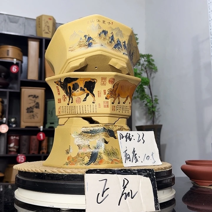 紫砂花盆盆友记紫砂花盆
