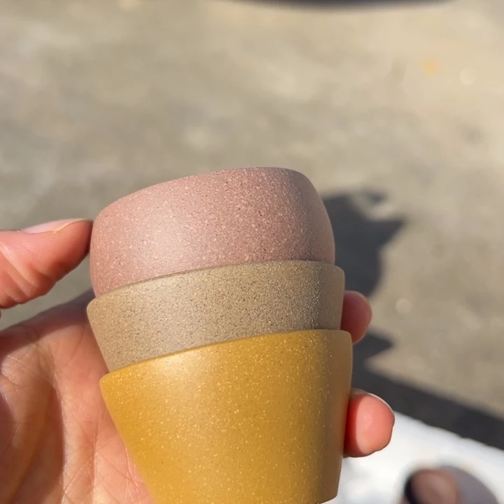 茶壶紫砂混搭3杯。